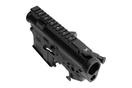 Spike's Tactical Spider upper receiver with engraved T-marks